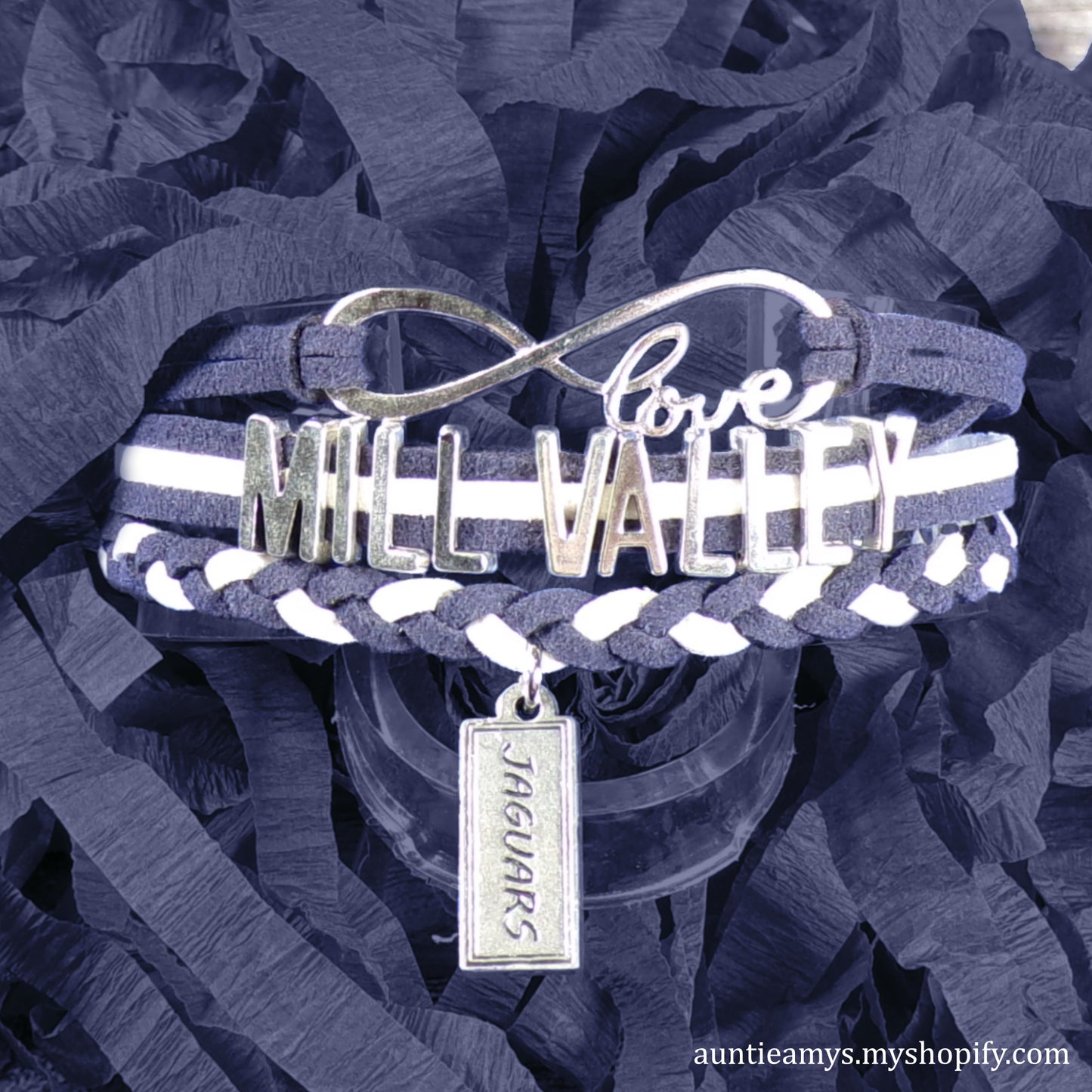 Mill Valley Braided Charm Bracelet - Jaguars