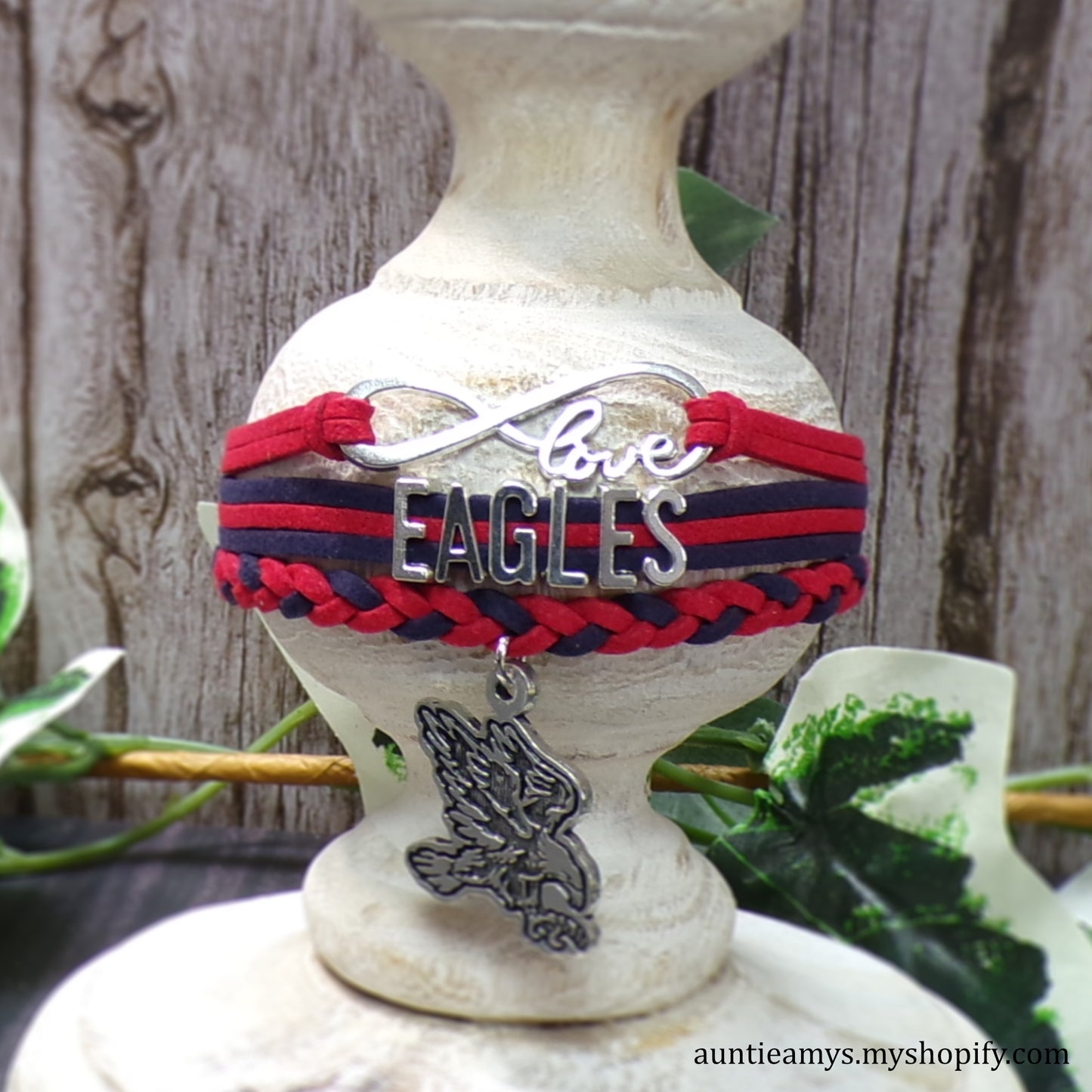 Eagles Braided Charm Bracelet - Olathe North