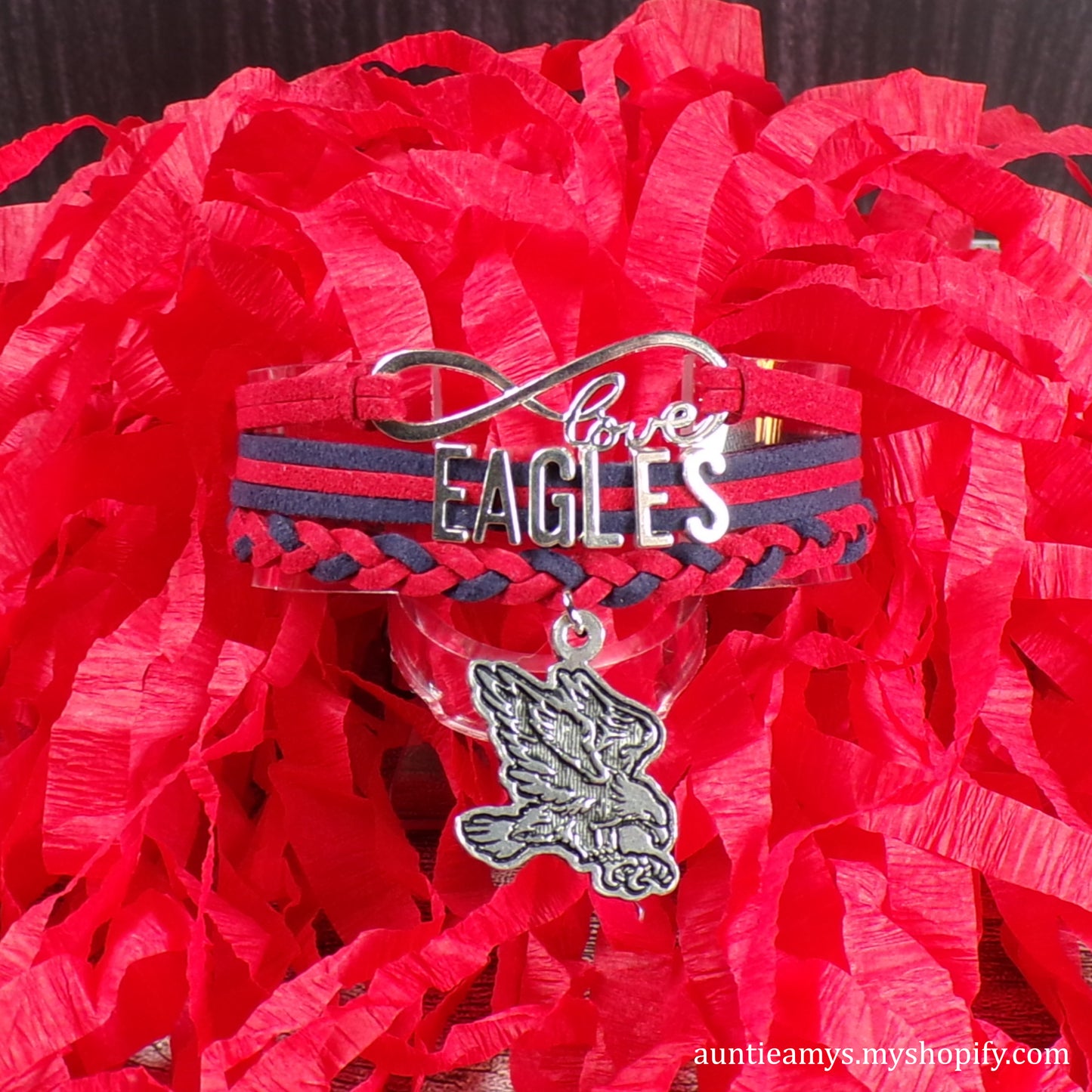 Eagles Braided Charm Bracelet - Olathe North