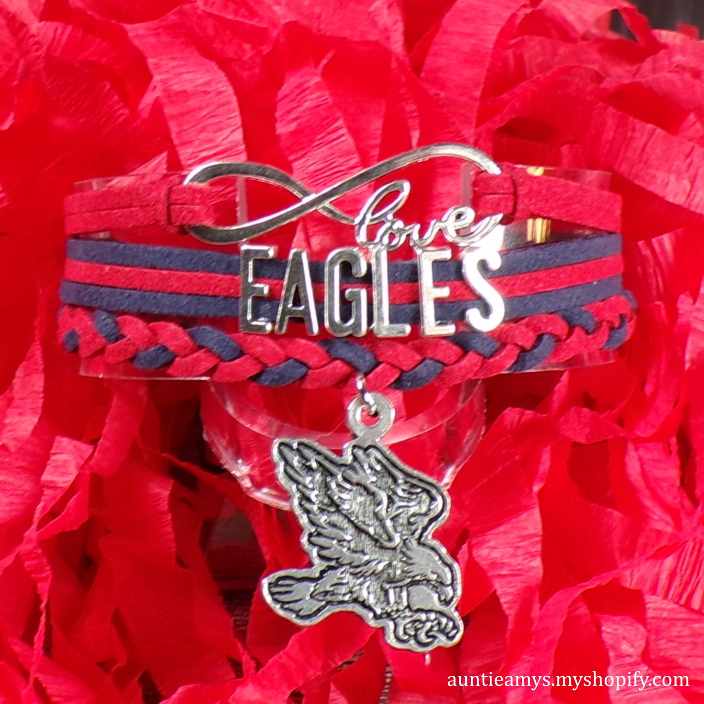 Eagles Braided Charm Bracelet - Olathe North