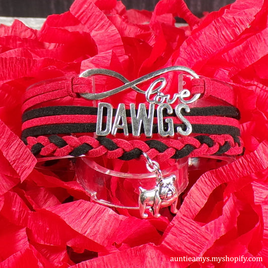 Dawgs Braided Charm Bracelet - Rossville