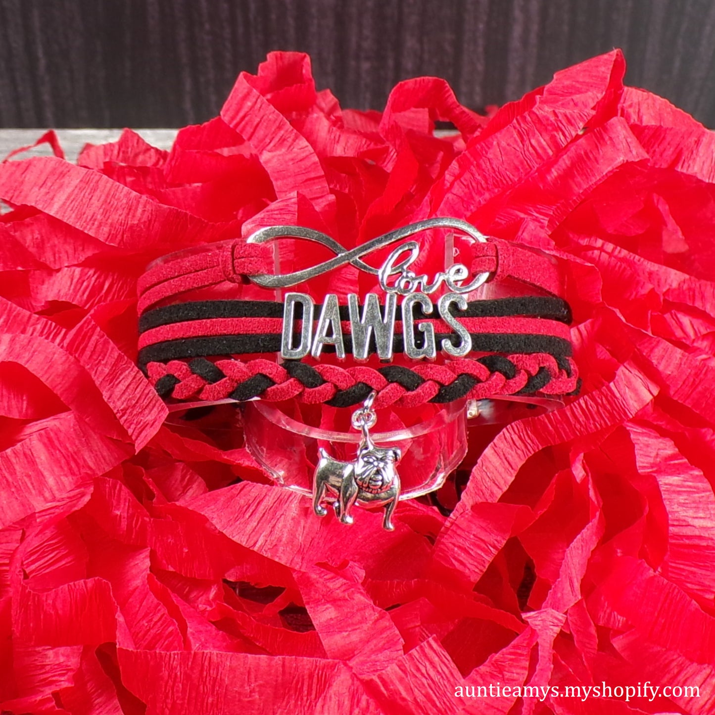 Dawgs Braided Charm Bracelet - Rossville