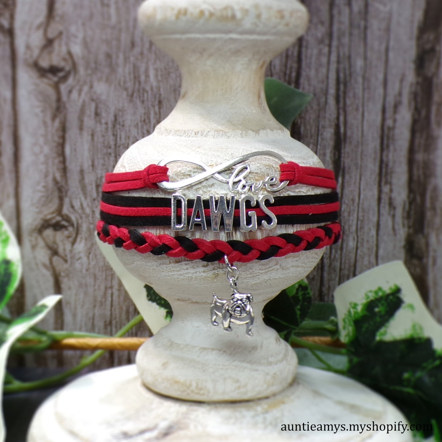 Dawgs Braided Charm Bracelet - Rossville