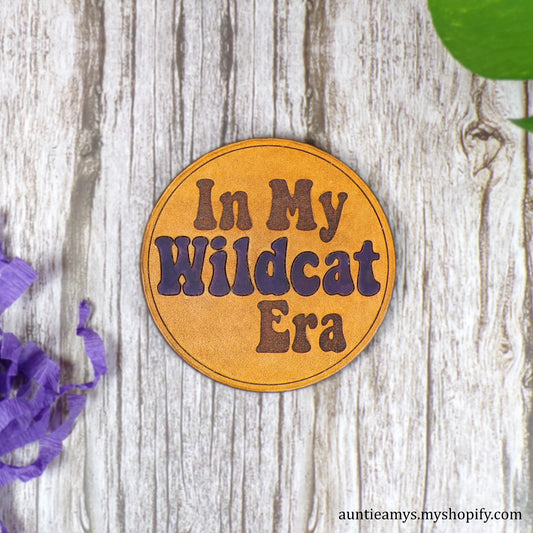 In My Wildcat Era - Leather Coaster