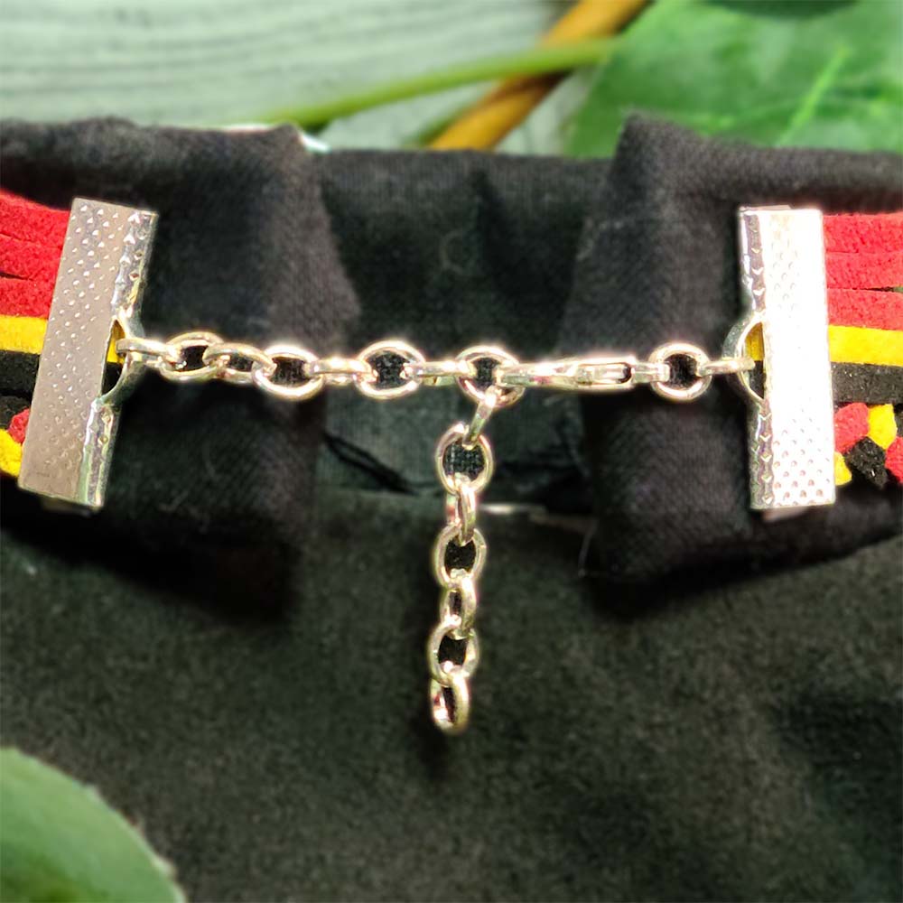 Chiefs Football Braided Charm Bracelet