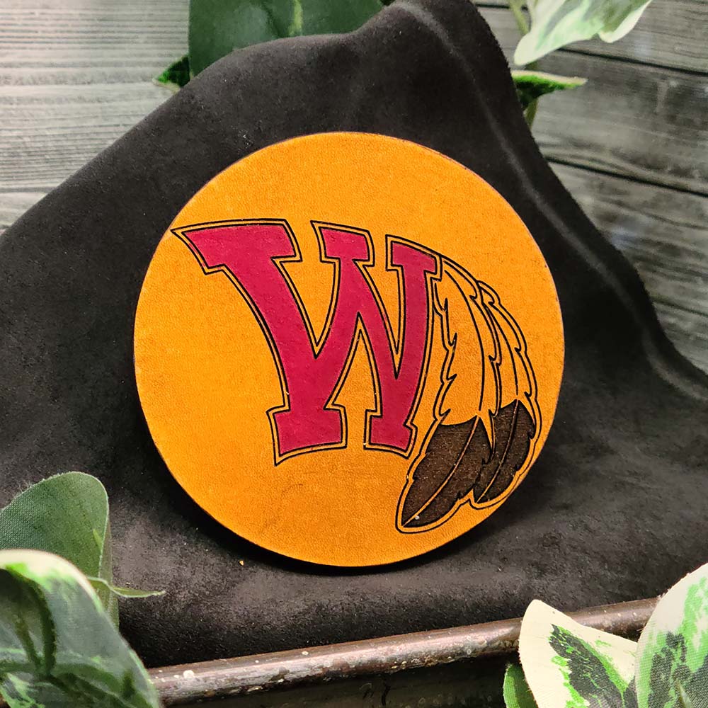 Wamego High School - Leather Coaster