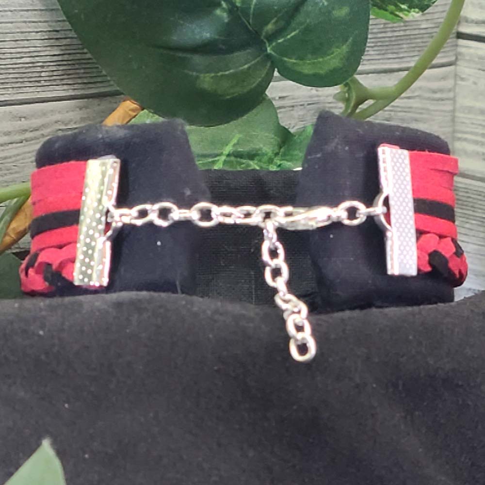 Wamego HS Raiders Braided Charm Bracelet